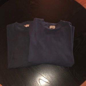 🌲 Lot of 2 LL Bean Long Sleeve Tees 🌲